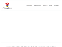 Tablet Screenshot of privacycheq.com